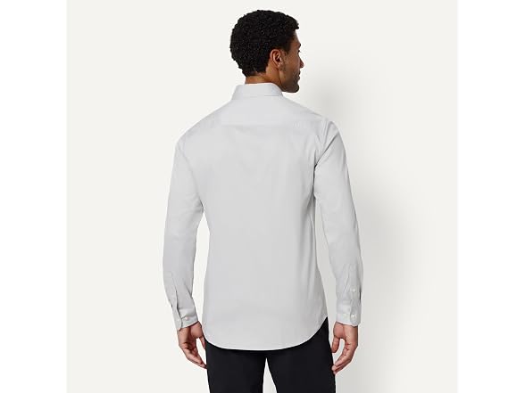 Amazon Essentials Men Slim Stretch Wrinkle Shirt