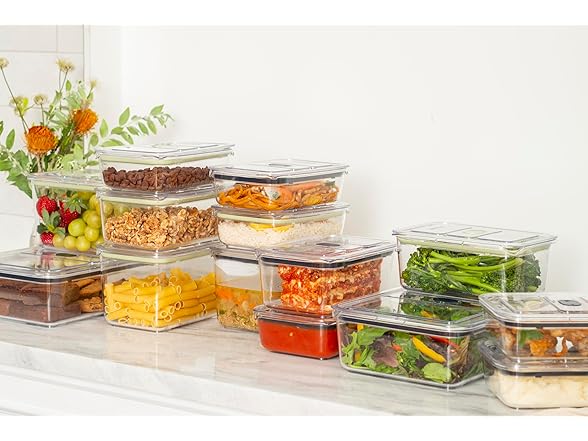 LatchLok Click 14.5 Cup Food Storage Container, Sage