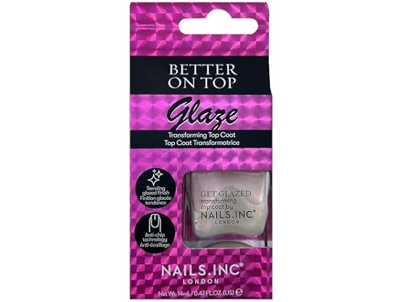 Nails Inc Nails Inc Better On Top, Get Glazed, Top Coat