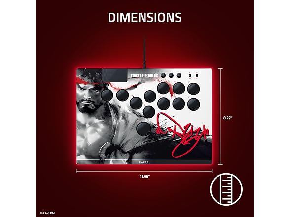 Razer Kitsune All-Button Optical Arcade Controller Ryu Edition - Gallery 8