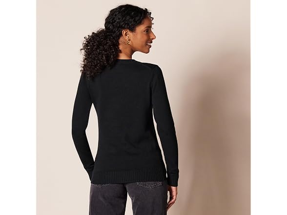 Amazon Essentials Women 100% Cotton V-neck Sweater