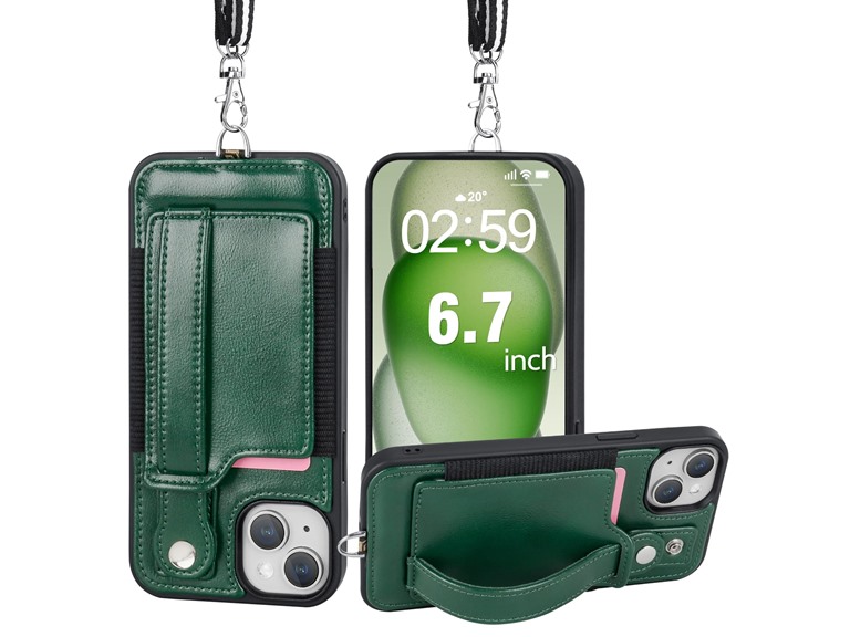 TOOVREN Wallet Case for iPhone 15 Plus  