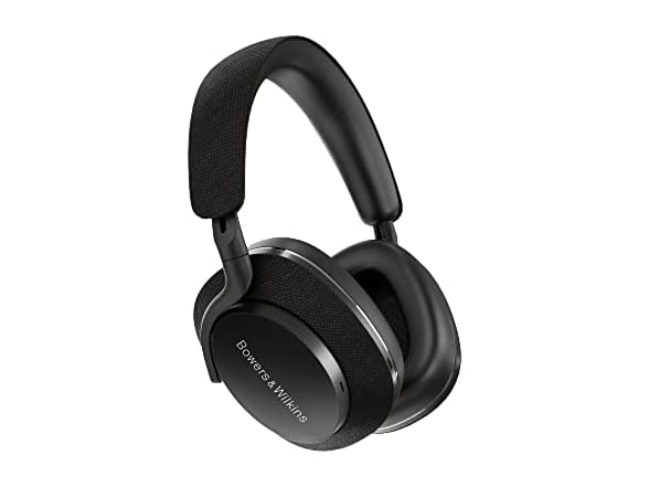 Bowers & Wilkins Px7 S2 Over-Ear Headphones - Advanced Noise Cancellation, Technical Fabrics, 30-Hour Battery Life, 15-Min Quick Charging, Black (Renewed) (Open Box)