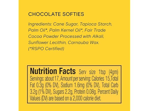 Chocolate Softies Sprinkles 3oz