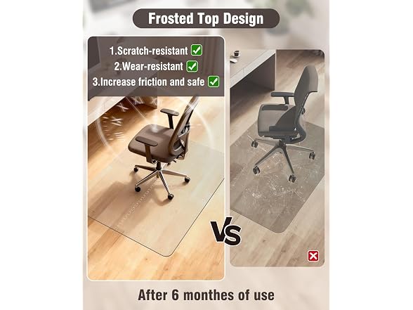 Blvornl 36x48in Puzzle Chair Mat Floor
