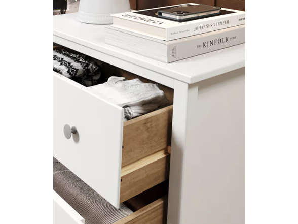 Jela USA 3-Drawer Dresser - White