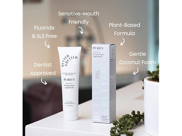 Better and Better Purity Toothpaste