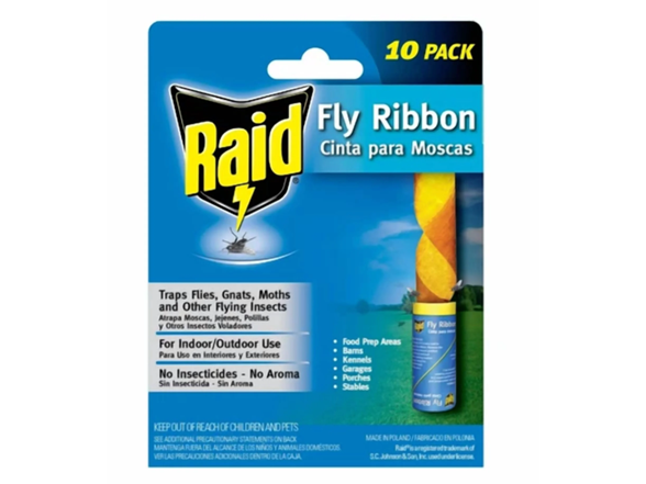 3 Pack Raid® Fly Ribbons, Paper, 10ct