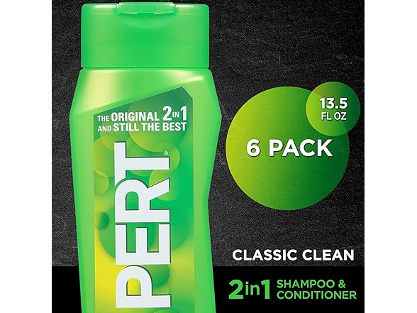 PERT 2-in-1 Classic Clean Shampoo and Conditioner