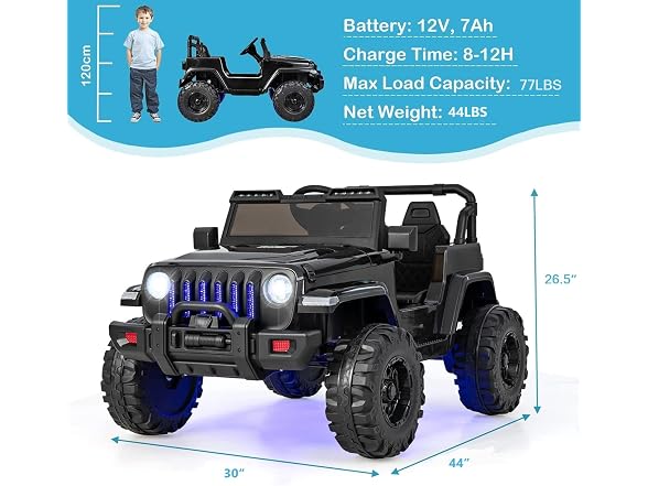 INFANS Kids Ride on Car Truck with 2.4G