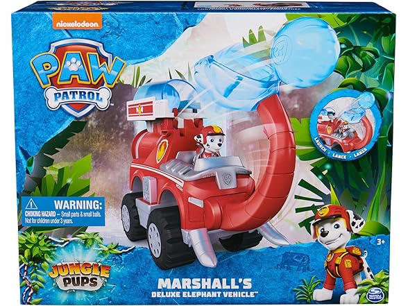 Paw Patrol Paw Patrol Jungle Pups, Marshall Elephant Firetr