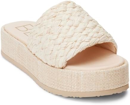 BEACH by Matisse Womens Cairo Platform Casual Sandals Casual Low Heel 1-2" - Beige - Size 10 M