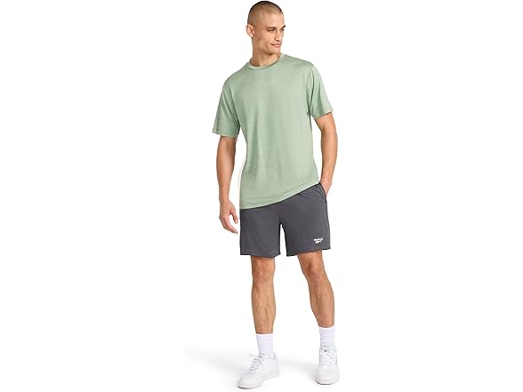 Reebok Mens Bolt Strike Short Sleeve Crewneck TShirt