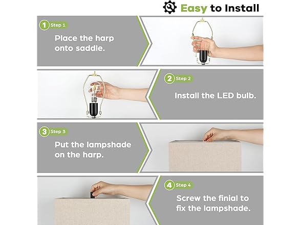 TOBUSA Set of 2 Touch Control Table Lamps