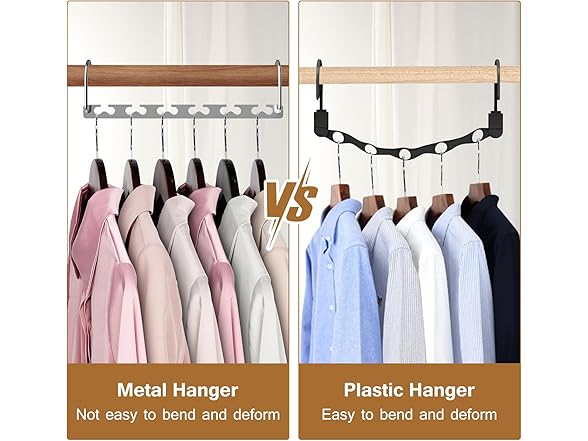 Space Saving Hangers for Clothes 20 Pack
