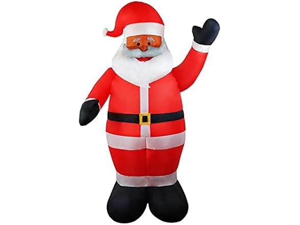 Top Treasures 6 ft Christmas Inflatable Santa Claus