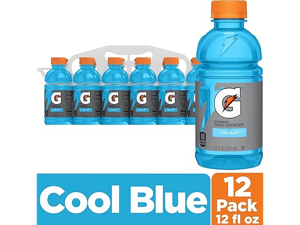 Gatorade Cool Blue, 12oz, 12pk