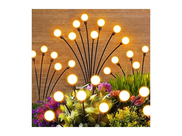 4 Pack 32 LED Solar Firefly Lights