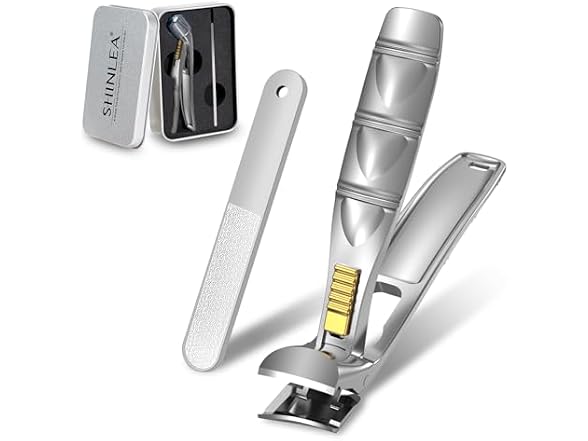 SHINLEA Nail Clippers for Seniors Thick Toenails