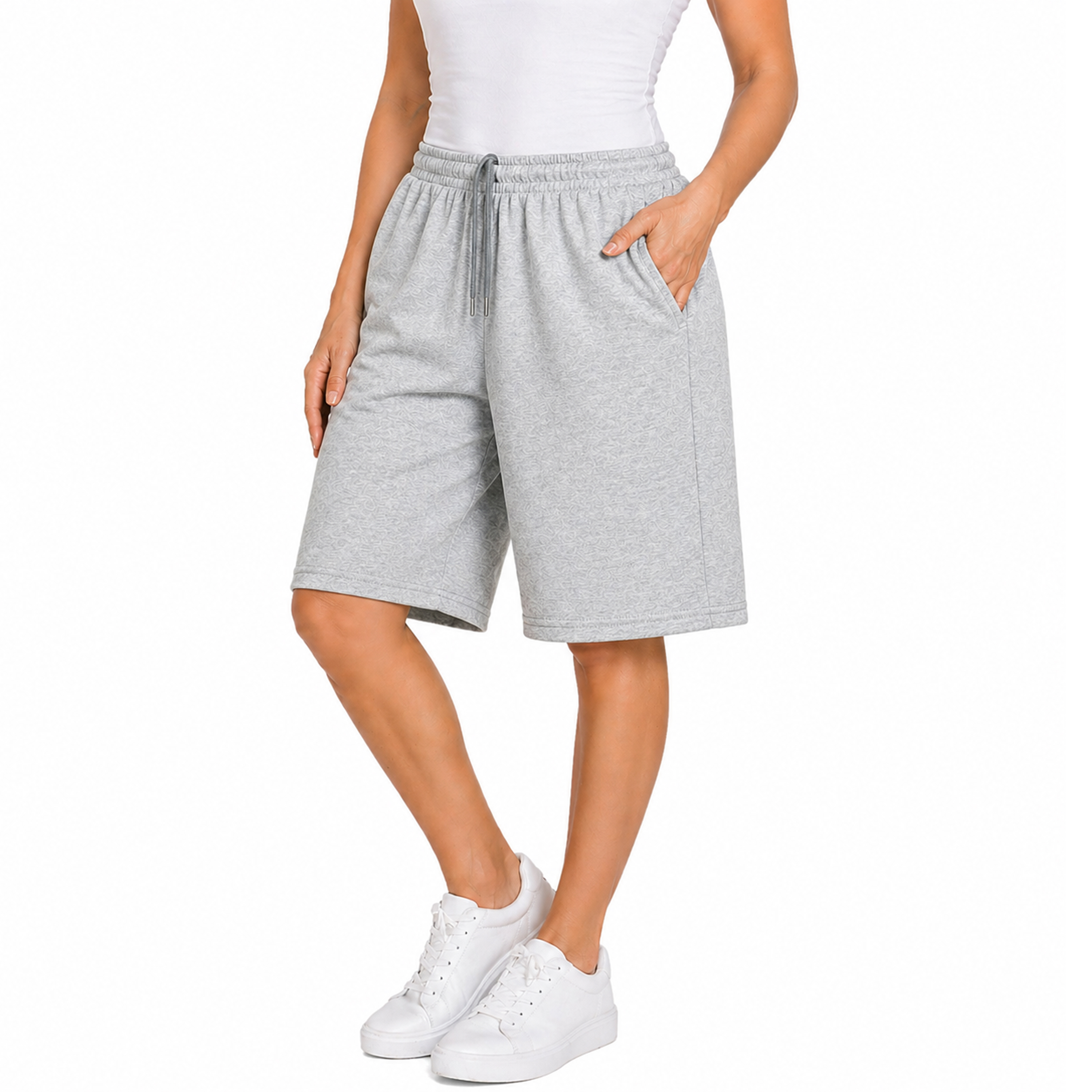 5Pk Womens Loose Fit Lounge Shorts - Gallery 15