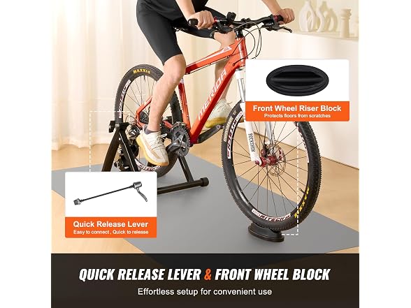 Bike Trainer Stand, Magnetic Stationary Bike