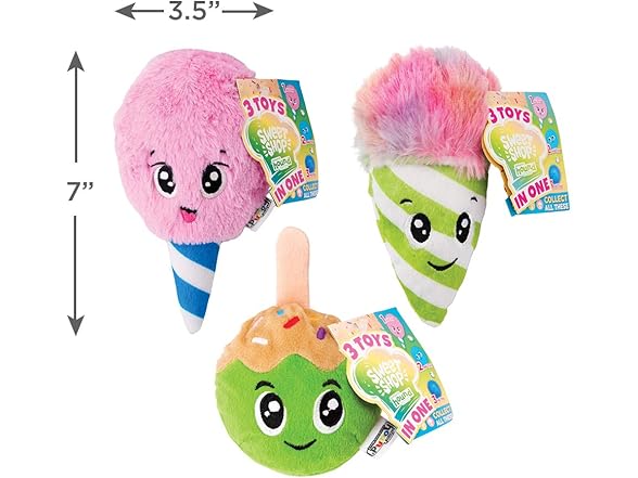 Outward Hound Sweet Shop 3-in-1 Dog Toy