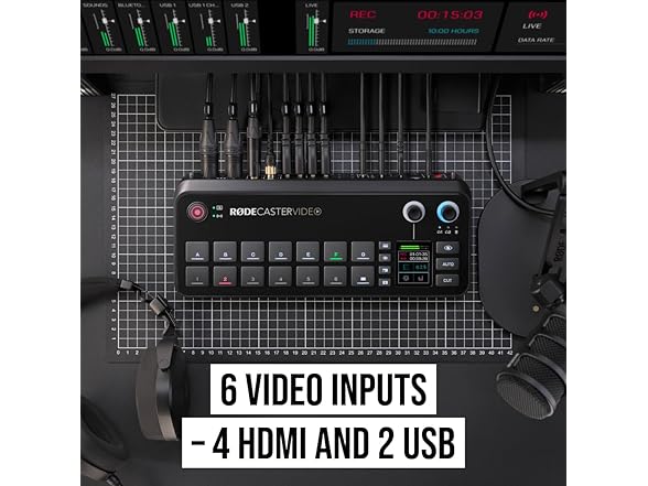 RODE RODECaster Video – Professional Video Switcher and Audio (Open Box)