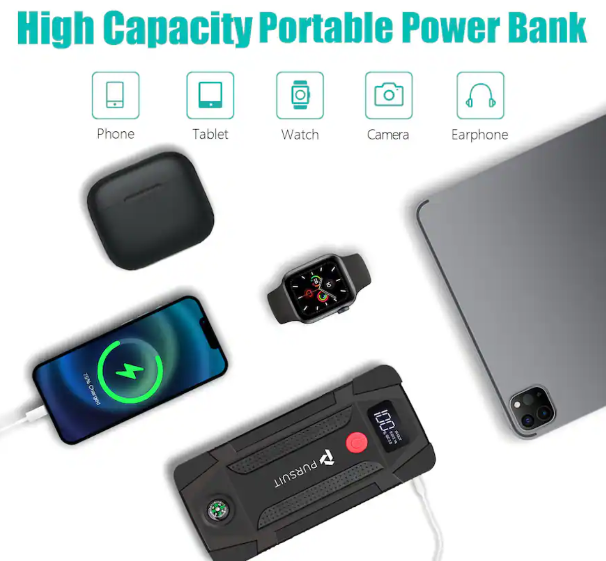 Pursuit 1000A Jump Starter & Power Bank - Gallery 13