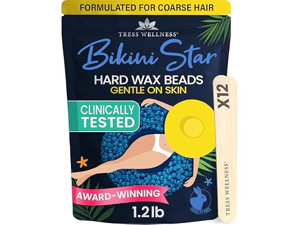 Tress Wellness Bikini Star Wax Beads 1.2lb