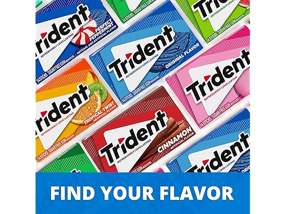 Trident Trident Assorted Gum, 14pc, 21pk