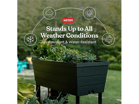 Keter Urban Bloomer Raised Garden Bed