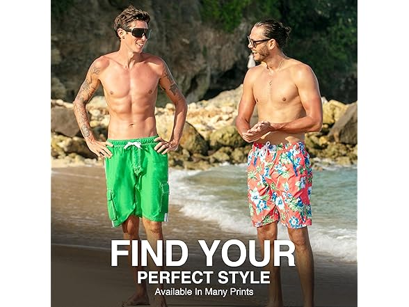 Kanu Men's Green Swim Trunk (S)