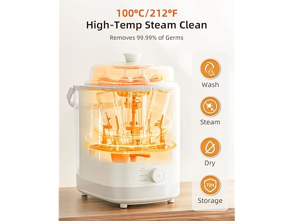 KISSBOBO Baby Bottle Washer, Sterilizer