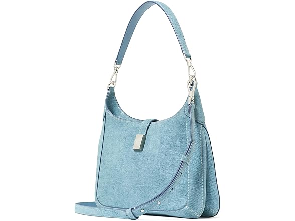 Kate Spade Deco Denim Suede Hobo