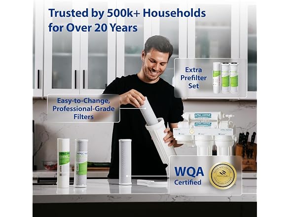 APEC 5-Stage Under Sink RO System 50 GPD