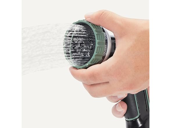 Amazon Basics 10 Spray Patterns Garden Hose Nozzle