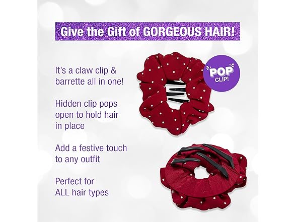 Scunci by Conair Pop Clip Barrette