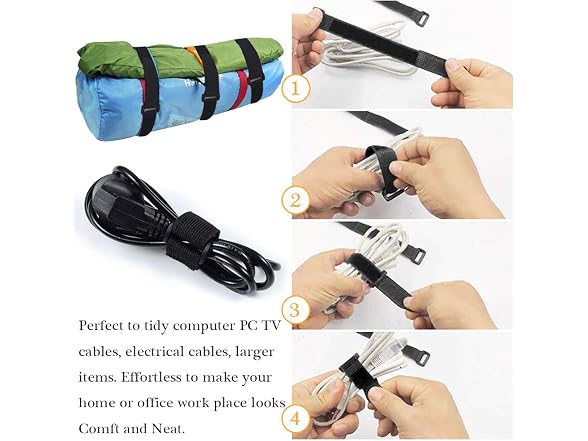 24 Pack (8" 12" 20" 28") Hook and Loop