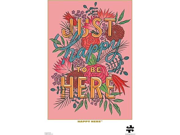 Buffalo Games Happy Here 300 Large Piece Puzzle