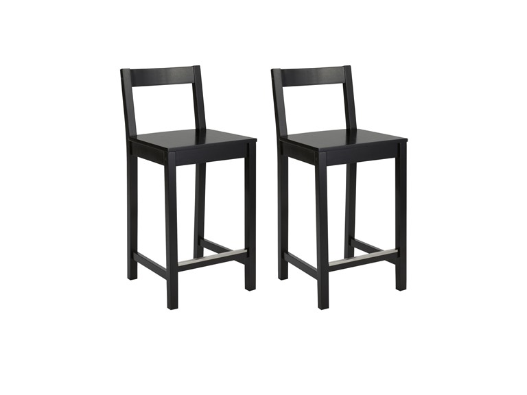 Amazon Basics Amazon Basics Wooden Bar Stool with Back