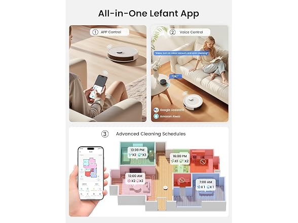 Lefant M2 Plus Robot Vacuum and Mop - Gallery 8