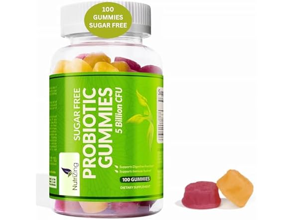 NutriZing Sugar Free Probiotic Gummies