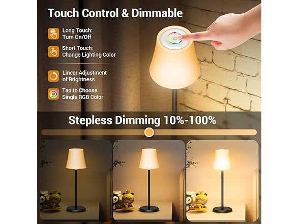 2 Pack Wireless Touch Lights