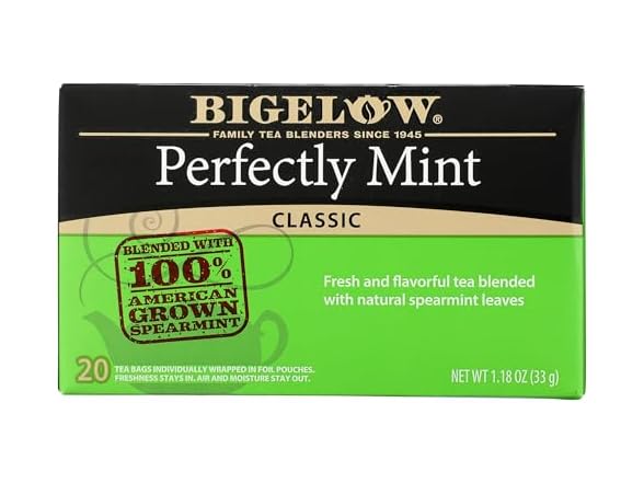 20CT Bigelow Tea Perfectly Mint Black Tea