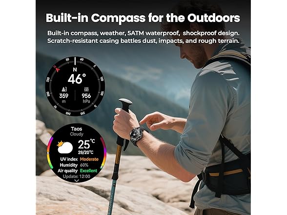 WalkerFit Rugged Smart Watch