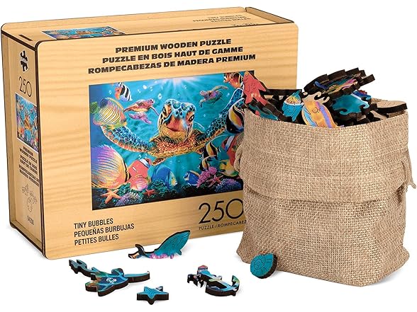 Buffalo Games - Tiny Bubbles Wood Puzzle