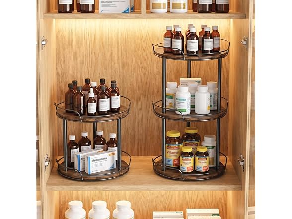 Pantasia 2-Tier Lazy Susan Spice Rack