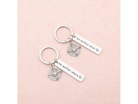 Compass Best Friend Keychain Set