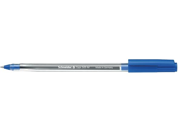 Schneider Tops 505 M (Medium) Ballpoint Pen, Blue