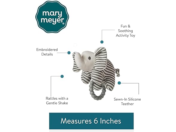 Mary Meyer Soft Baby Rattle